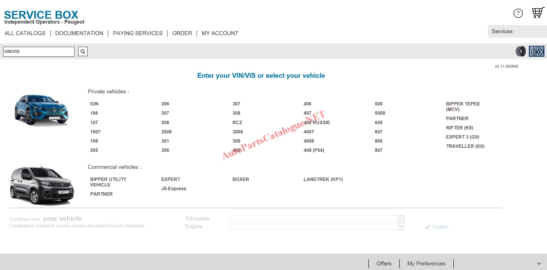 kom Geestelijk Mortal Peugeot Service Box 2022 Online Dealer Parts Catalog