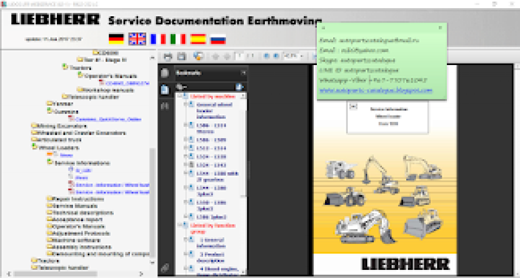 2017-Liebherr-Lidos-Online-EPC-parts-catalog-and-workshop-service-repair-manual
