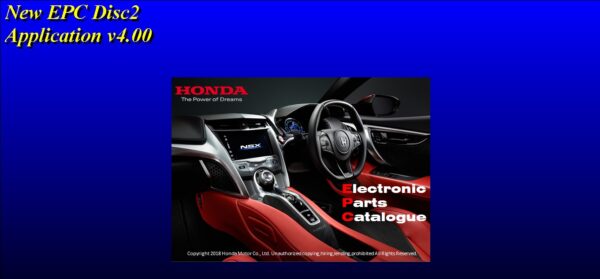 HONDA EPC General V4.0 [2022] Electronic Parts Catalogue Download