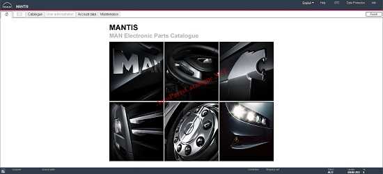 MAN MANTIS Trucks EPC v.6.1 [2022] Parts Catalog