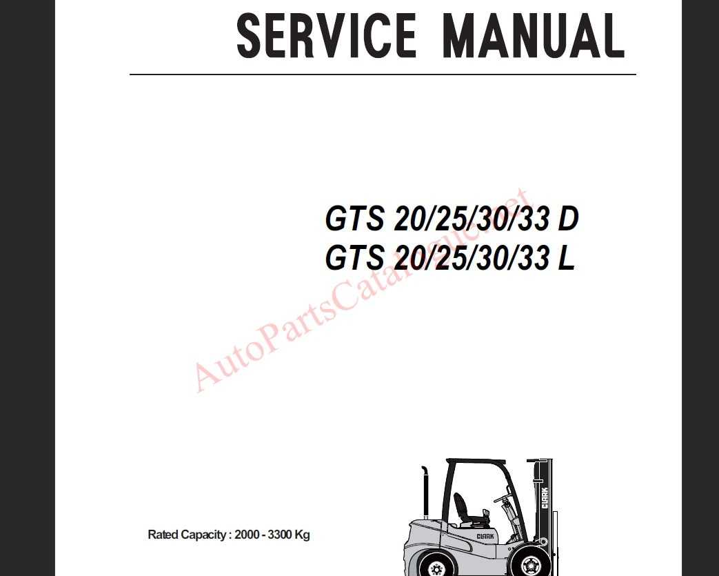 Details about   Clark Forklift Maintenance Manual All Powrworkers Except RSTF 