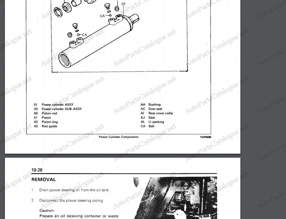 parts catalogue toyota forklift parts diagram