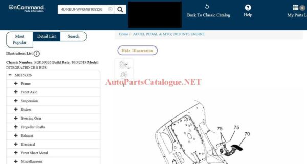 International Navistar Trucks EPC [2025] Online Parts Catalog