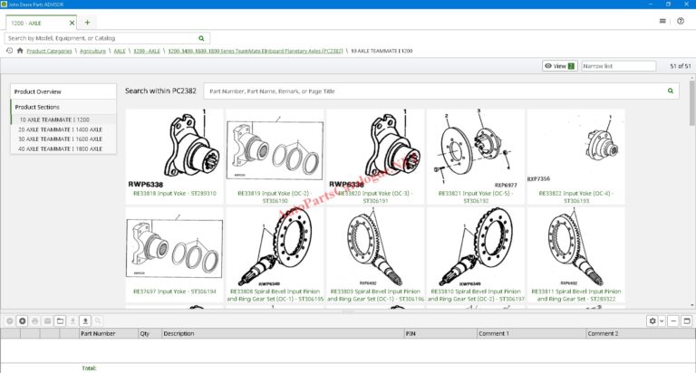 John Deere Parts ADVISOR Online Parts Catalog