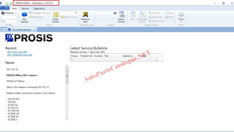 VOLVO PROSIS [03/2021] - Parts & Service Manuals Download