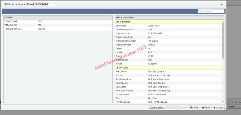 Suzuki Worldwide Snap-on EPC 2021 Online Parts Catalog