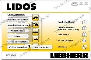 Liebherr Lidos Offline [2022] Parts Catalog & Service Manuals