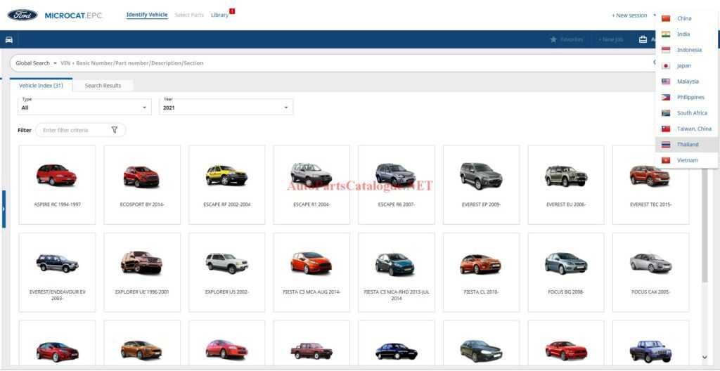 Microcat ford online