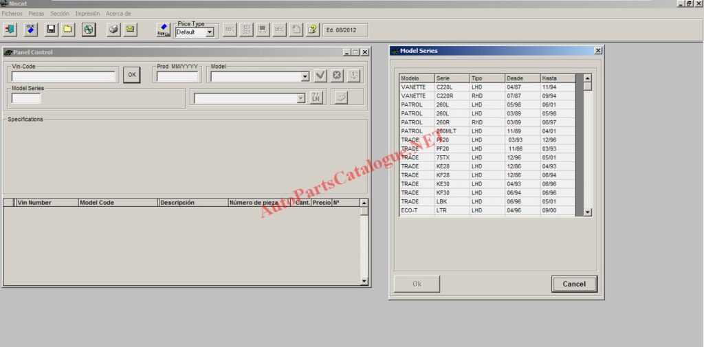 Nissan epc data
