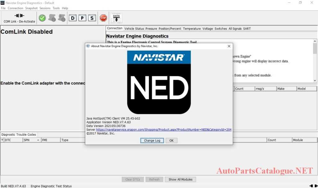 International Navistar NED Engine Diagnostics Software [2023]