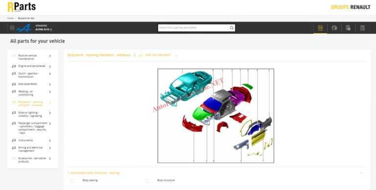 Renault RParts EPC  Online Parts Catalog