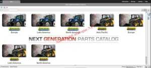 New Holland EPC Online | Construction & Agricultural Parts Catalog New Holland EPC Online parts catalog interface showing construction and agricultural equipment parts database