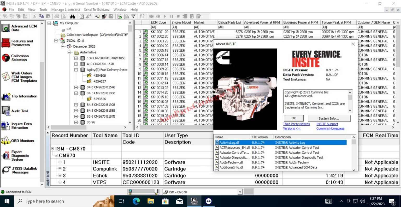 Cummins INSITE Pro v9.3 [2026] Engine Diagnostics Software