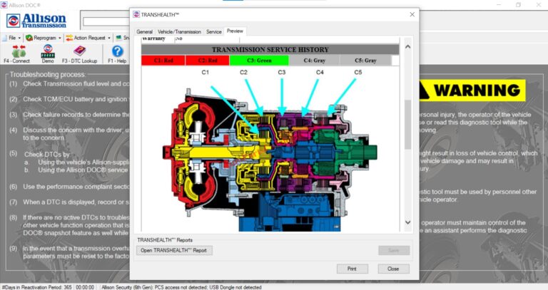 Allison DOC Premium Diagnostic Software