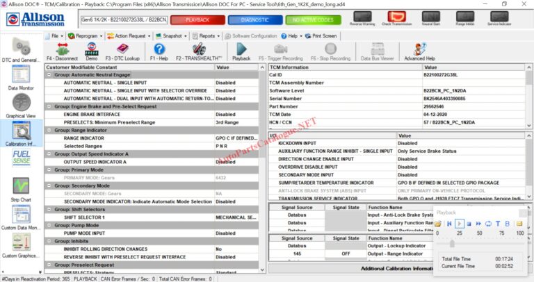 Allison DOC Premium Diagnostic Software