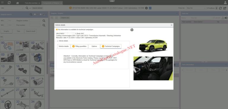 BMW ETK EPC Online Parts Catalog