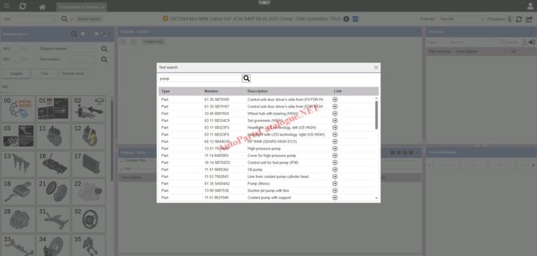 BMW ETK EPC Online Parts Catalog
