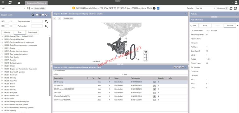 BMW ETK EPC Online Parts Catalog