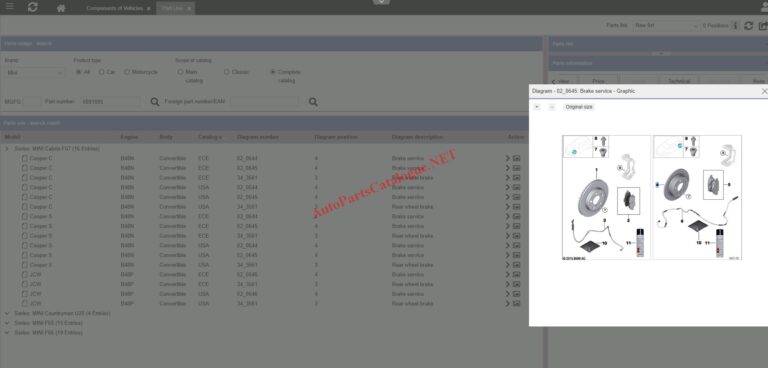 BMW ETK EPC Online Parts Catalog