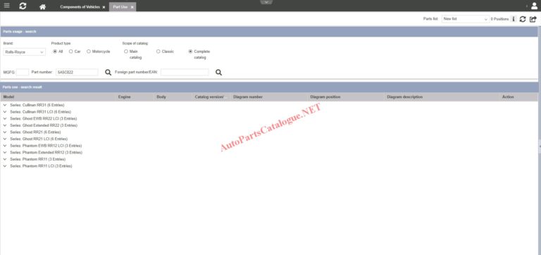 BMW ETK EPC Online Parts Catalog