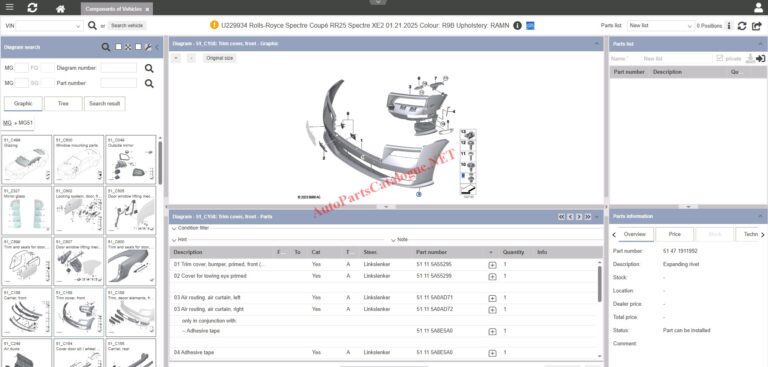 BMW ETK EPC Online Parts Catalog