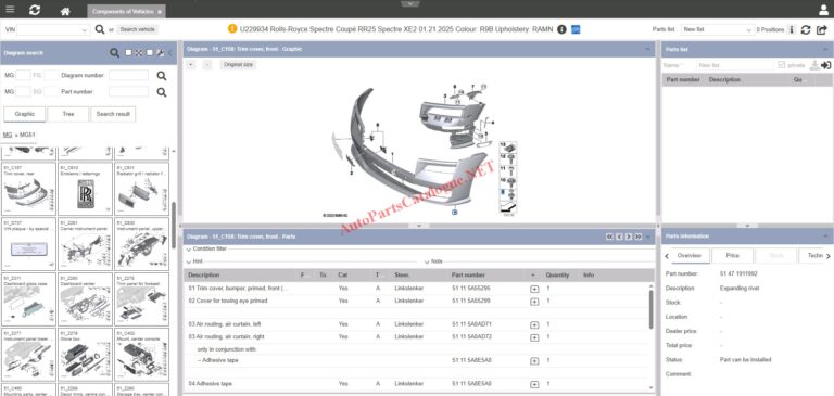BMW ETK EPC Online Parts Catalog