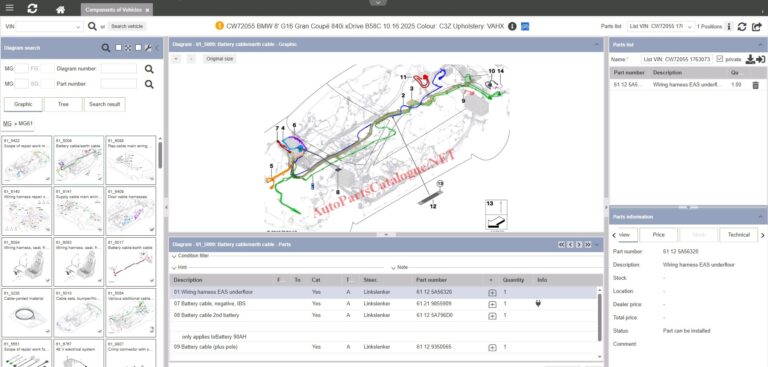 BMW ETK EPC Online Parts Catalog