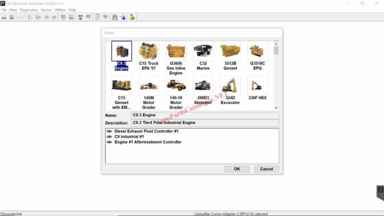Caterpillar Electronic Technician (CAT ET 2026A) + Factory Password Generator