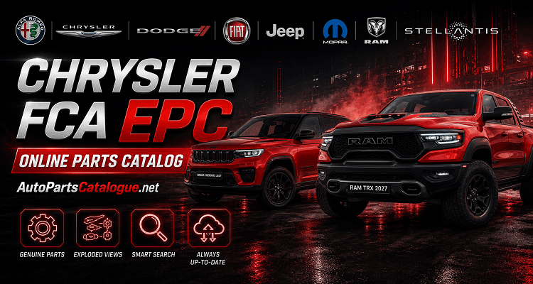 Chrysler FCA EPC parts catalog VIN decoder interface