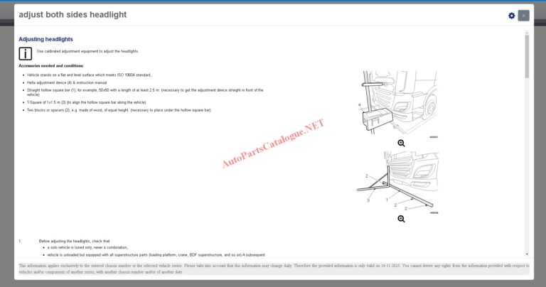 DAF Rapido RMI EPC Online Parts Catalog & Service Information