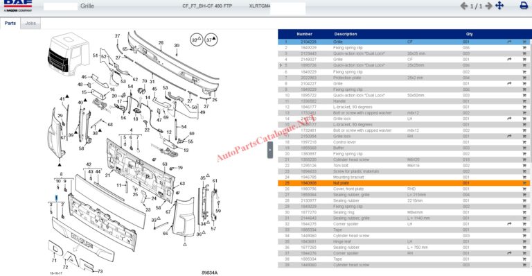DAF Rapido RMI EPC Online Parts Catalog & Service Information