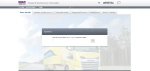 DAF Rapido RMI EPC Online Parts Catalog and Service
