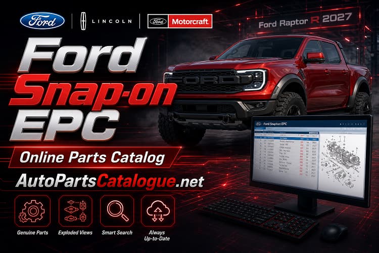 Ford Snap-on EPC home screen Ford and Ford Heavy Truck