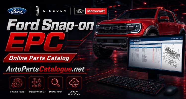 Ford Snap-on EPC home screen Ford and Ford Heavy Truck
