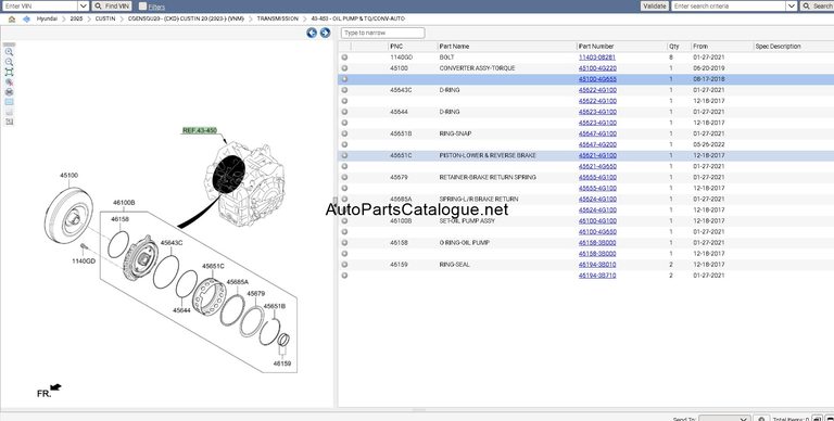 KIA EV6 EV9 Sportage Sorento parts catalog Snap-on EPC