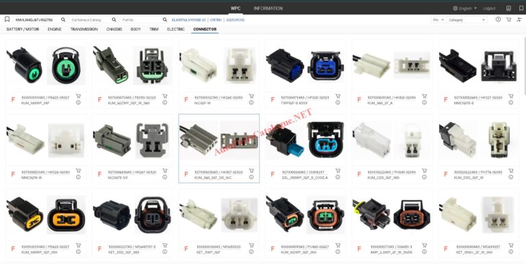 MOBIS WPC EPC Hyundai & KIA Online Parts Catalog