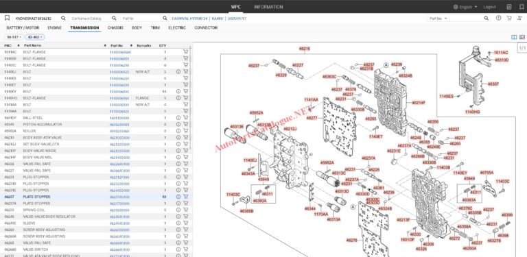 MOBIS WPC EPC Hyundai & KIA Online Parts Catalog