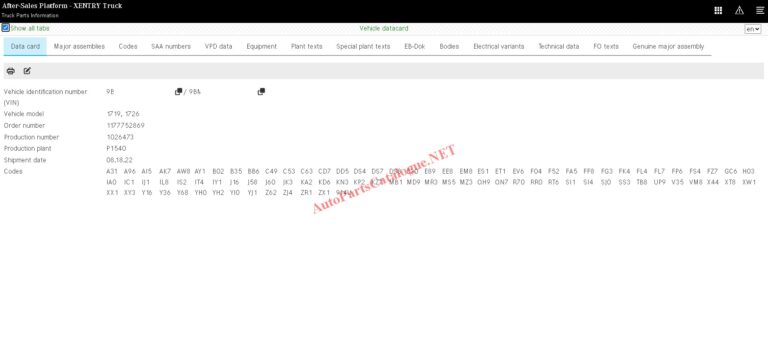 Mercedes-Benz EPC Online Parts Catalog