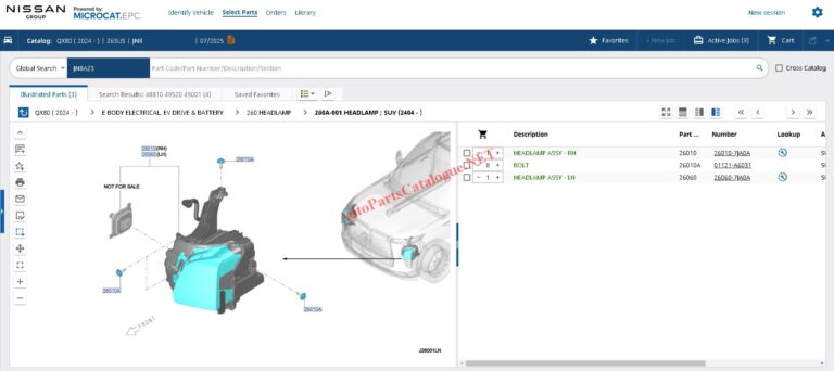 Nissan Microcat EPC Online Parts Catalog
