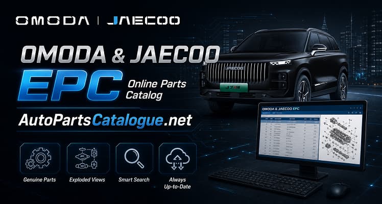 OMODA C5 exploded parts diagram in Omoda Jaecoo EPC