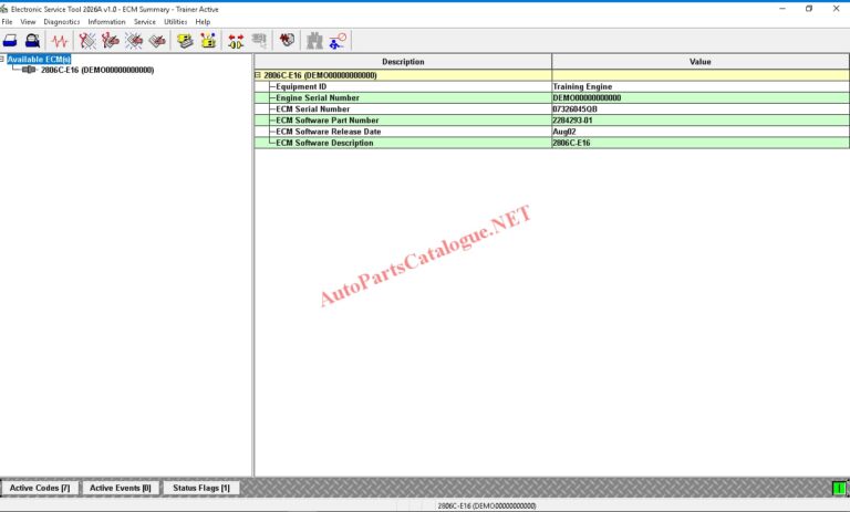 Perkins EST 2026A Electronic Service Tool + Flash Files
