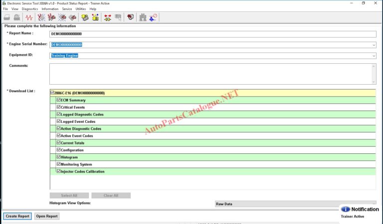 Perkins EST 2026A Electronic Service Tool + Flash Files