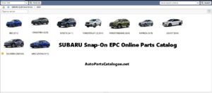 SUBARU Snap-On EPC Online Parts Catalog (12)