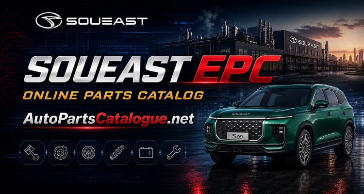 Soueast EPC parts catalog VIN decoder interface