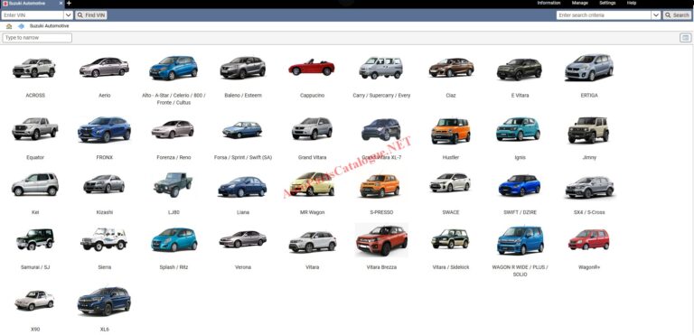 Suzuki Snap-on EPC Online Parts Catalog