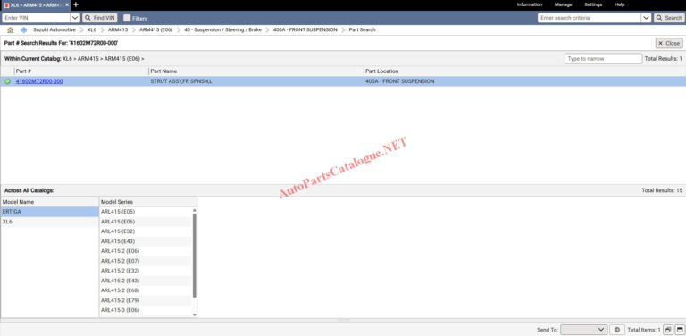 Suzuki Snap-on EPC Online Parts Catalog