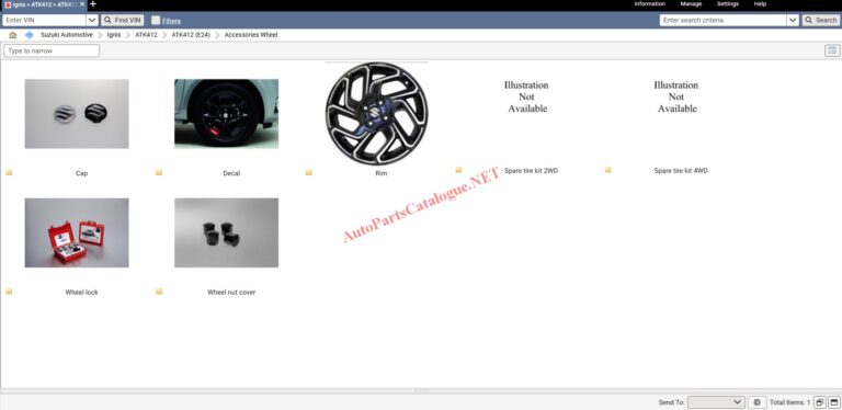Suzuki Snap-on EPC Online Parts Catalog