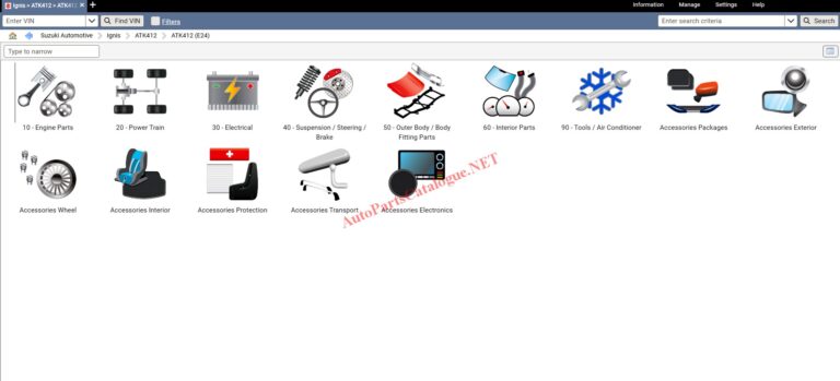 Suzuki Snap-on EPC Online Parts Catalog
