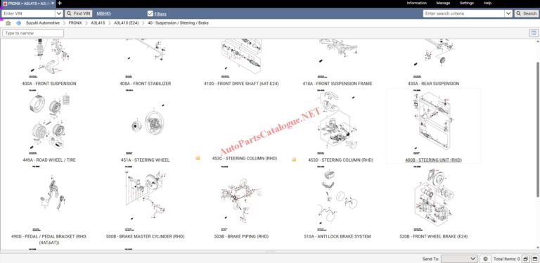 Suzuki Snap-on EPC Online Parts Catalog