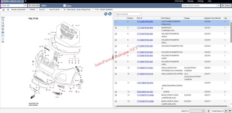 Suzuki Snap-on EPC Online Parts Catalog